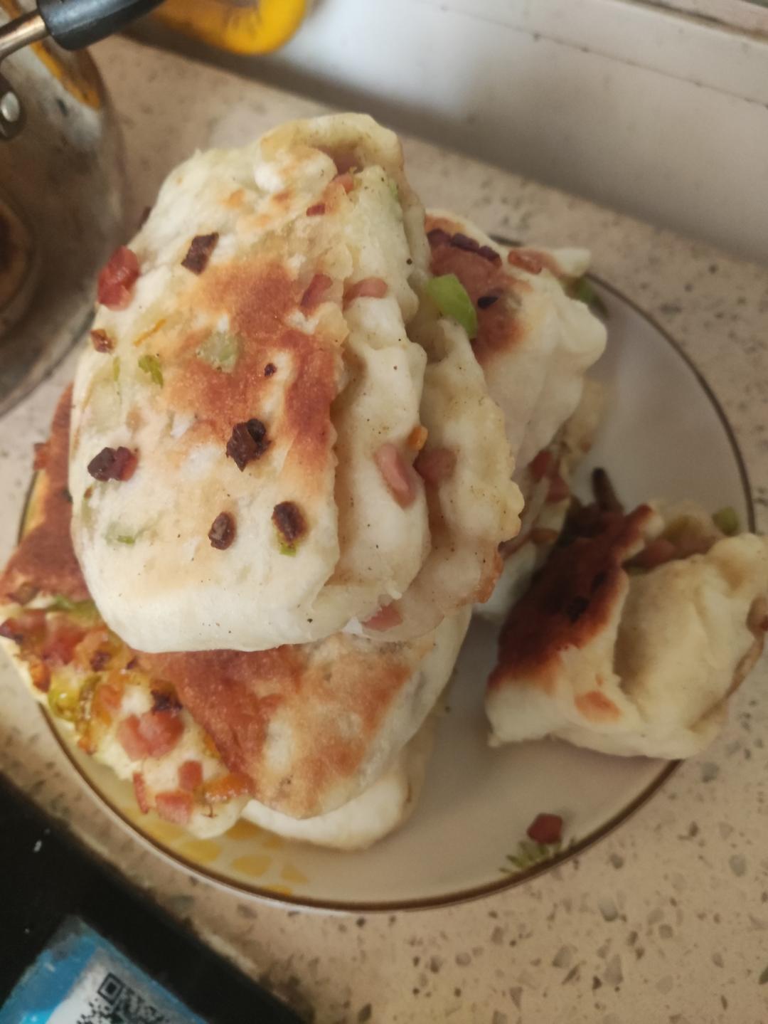 青椒火腿饼
