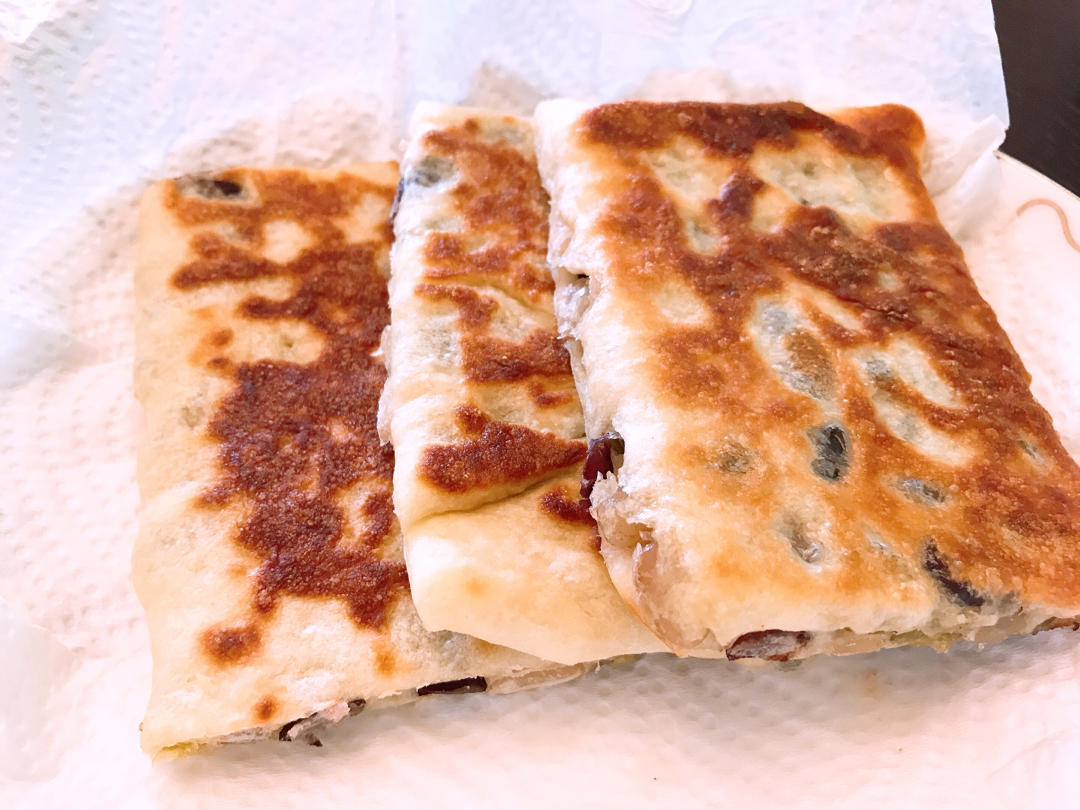 【奶香红豆饼】