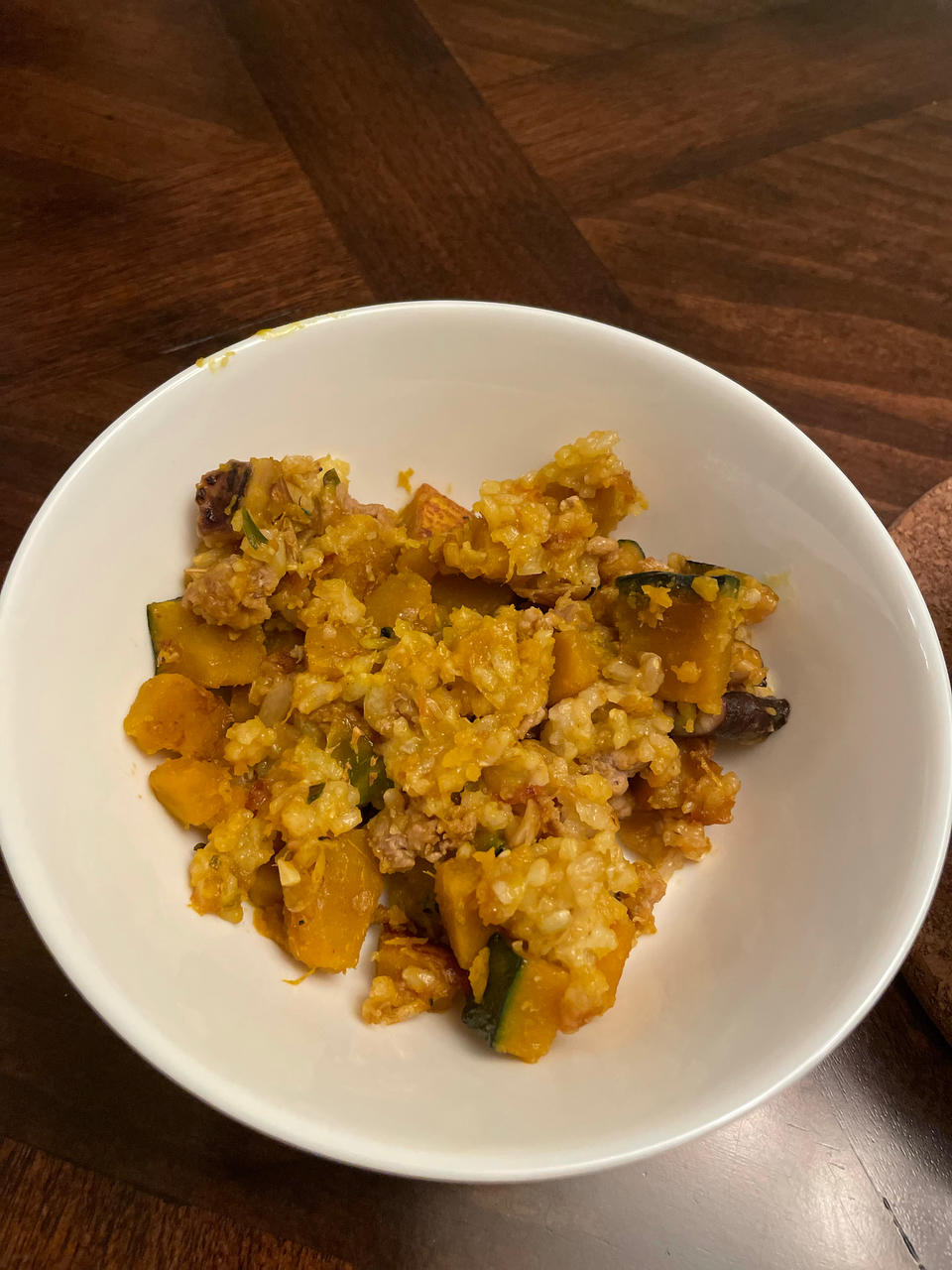 美味到不行的南瓜饭