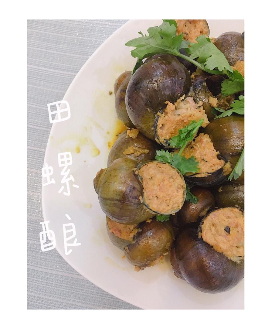 超详细！一品田螺酿肉（田螺塞肉）