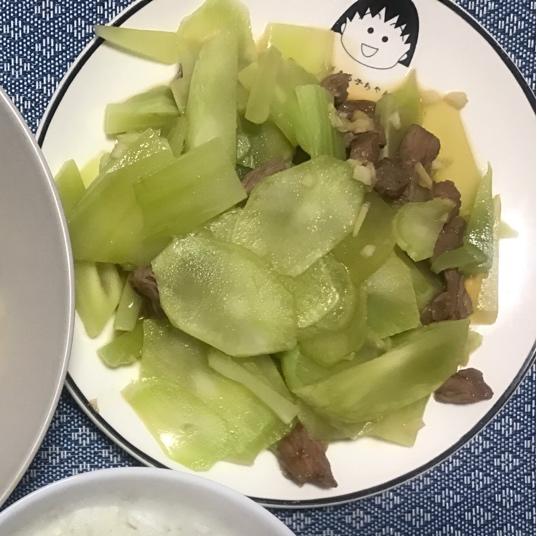 莴笋炒肉