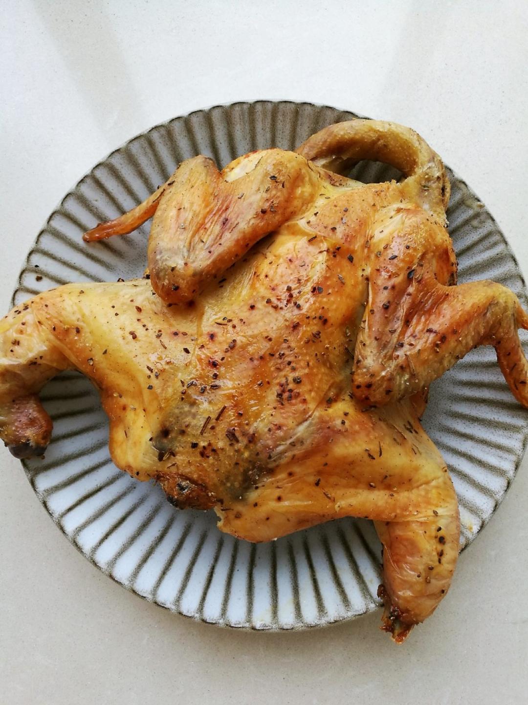 田螺姑娘超级简单不用腌制脆皮烤鸡