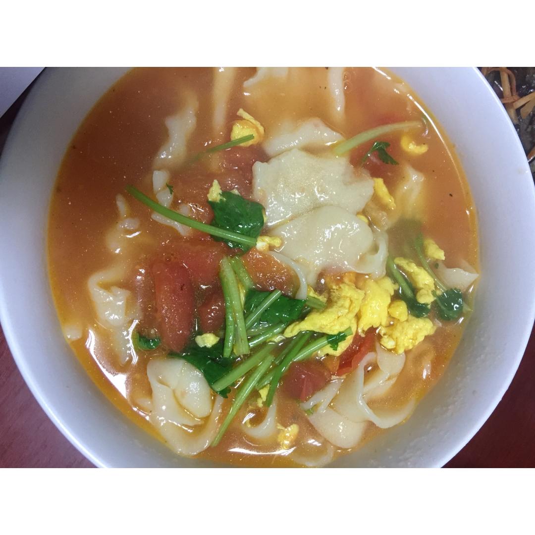 西红柿鸡蛋油面