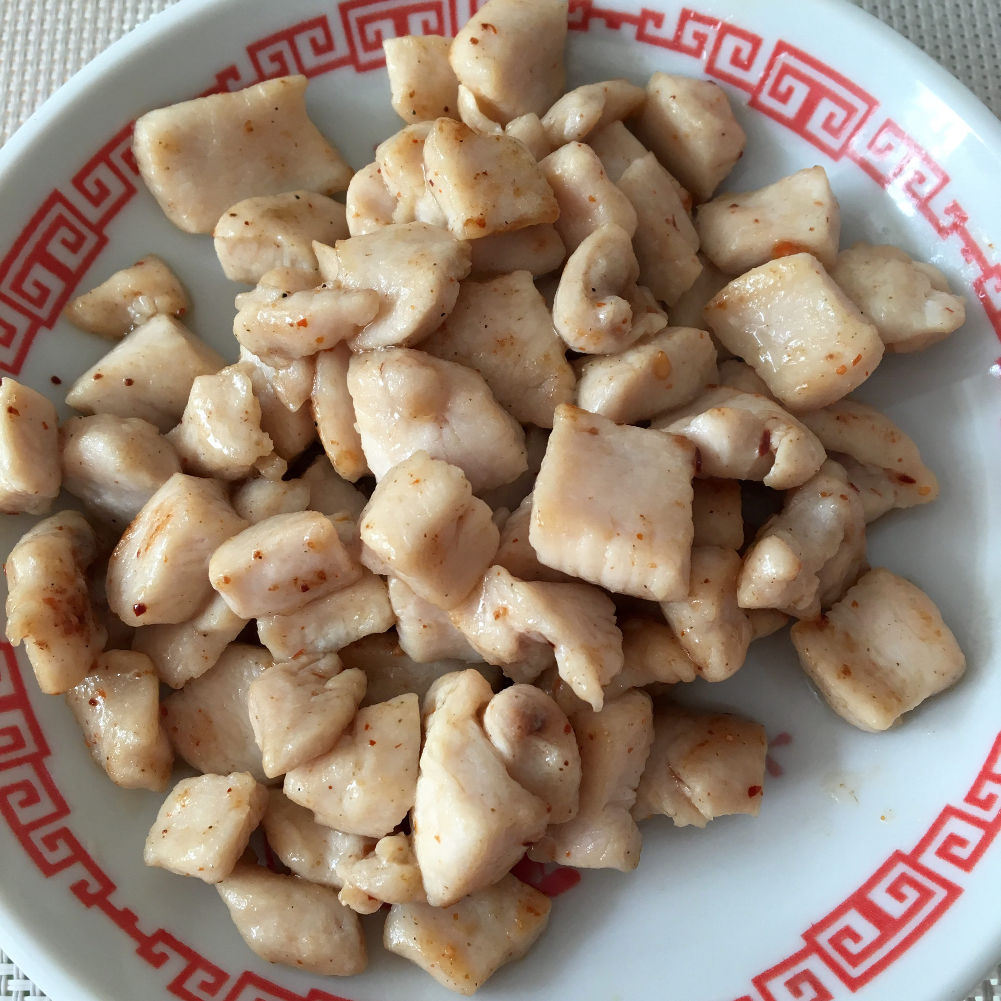孜然鸡肉粒