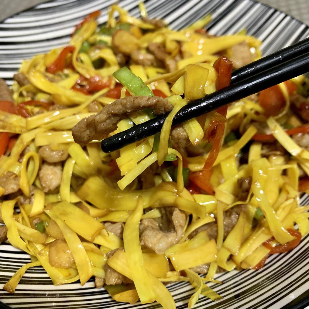 🌸菠萝蜜丝炒肉