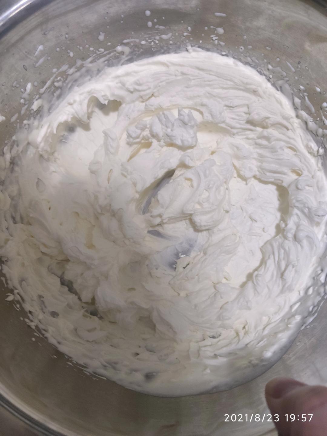 打发雀巢淡奶油100%成功