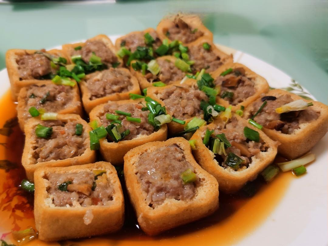 油豆泡塞肉