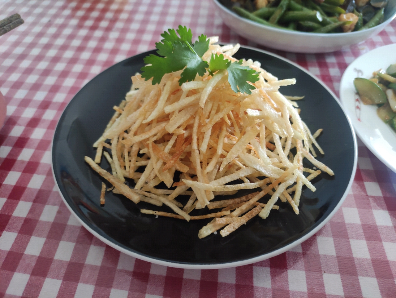 宴会级土豆两吃：黄金土豆丝&干锅土豆片