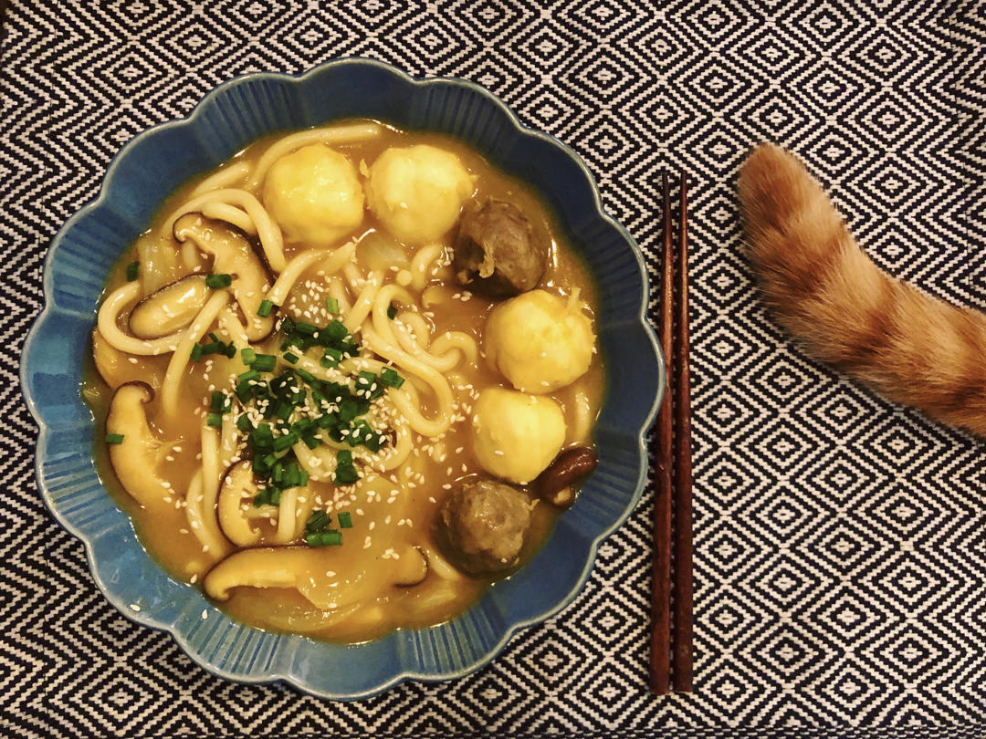 咖喱肥牛乌冬面