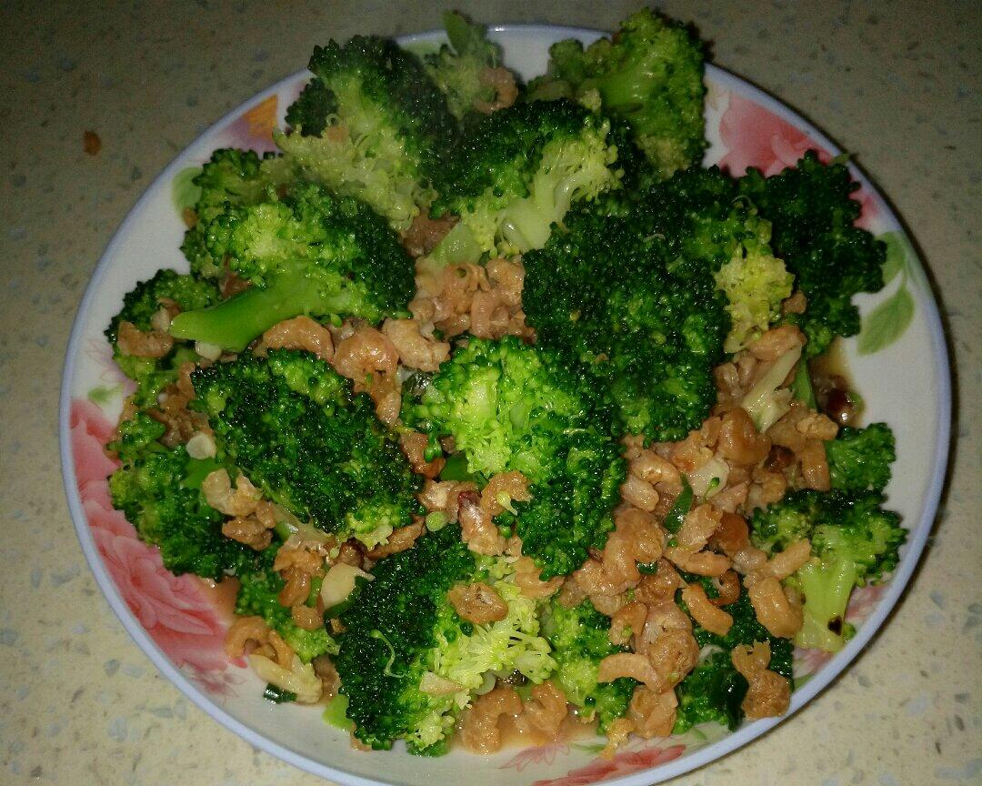 快手炒海米西兰花