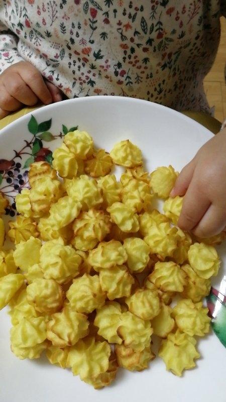超简单—儿童零食（土豆曲奇饼）