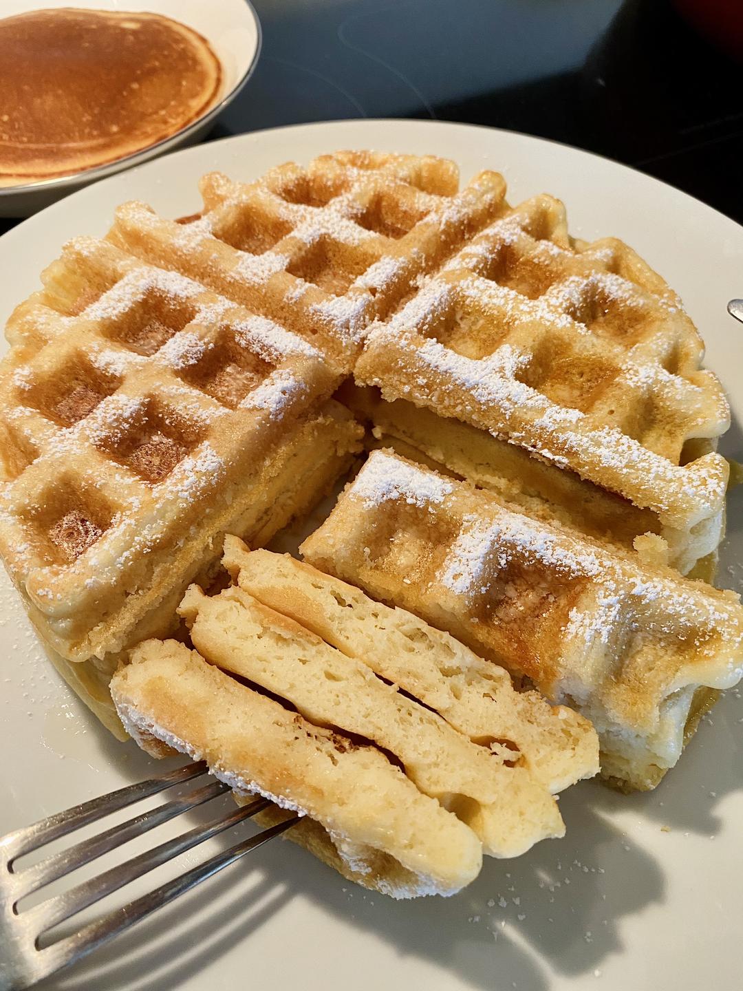 改良版便捷松软华夫饼松饼面糊