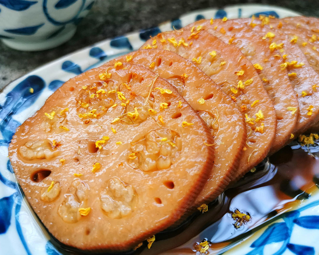 红糖蜜汁糯米藕~香甜软糯吃不够的做法