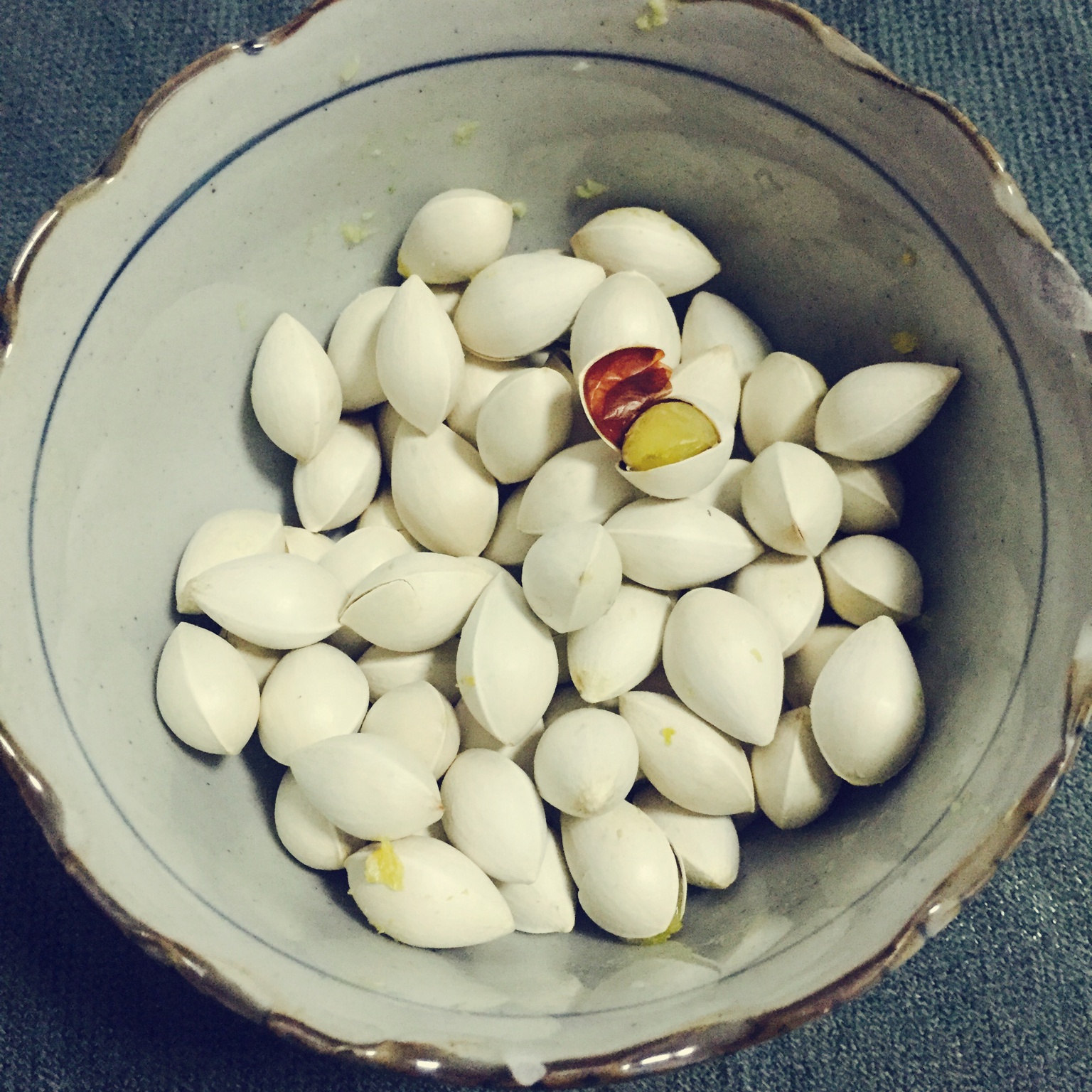 微波白果