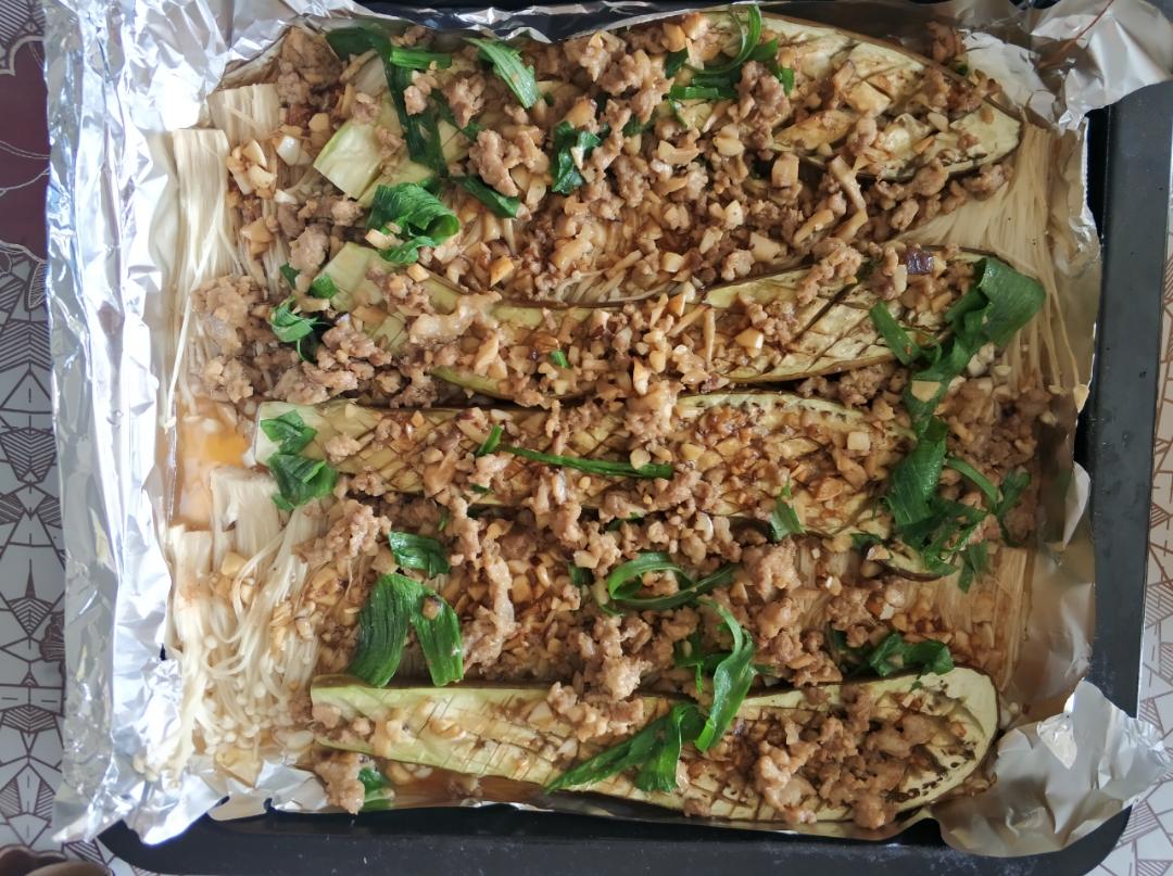 肉末烤茄子（烤箱烧烤）
