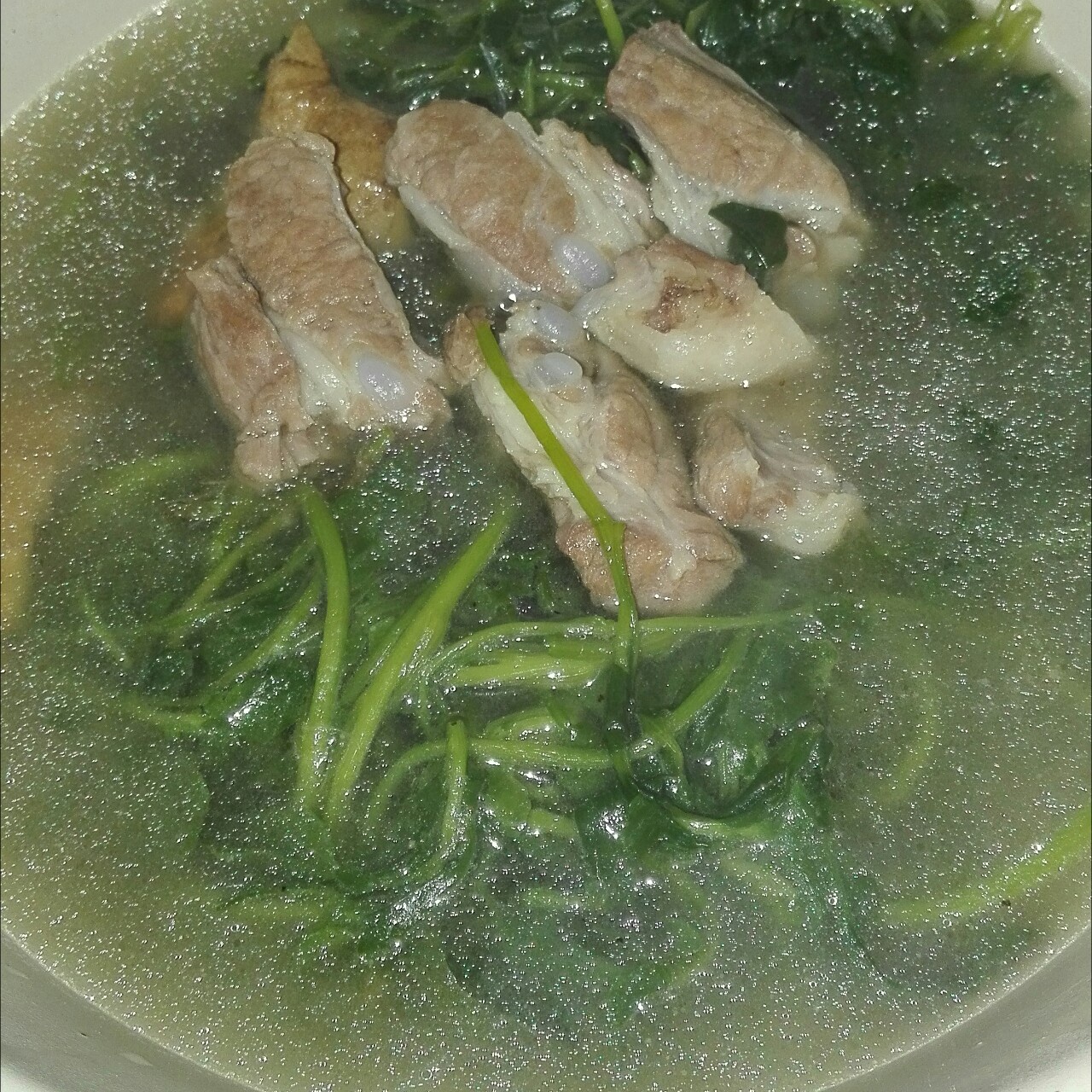 西洋菜排骨汤