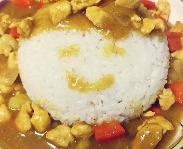宝宝的简餐—咖喱鸡肉饭的做法