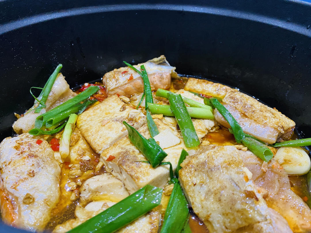 鱼腩豆腐煲