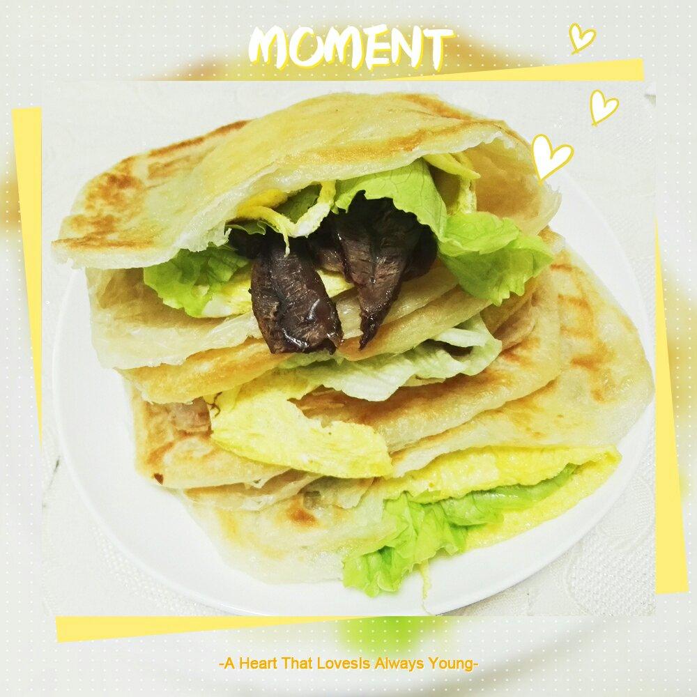 快手早餐三分钟搞定——飞饼版鸡蛋卷饼