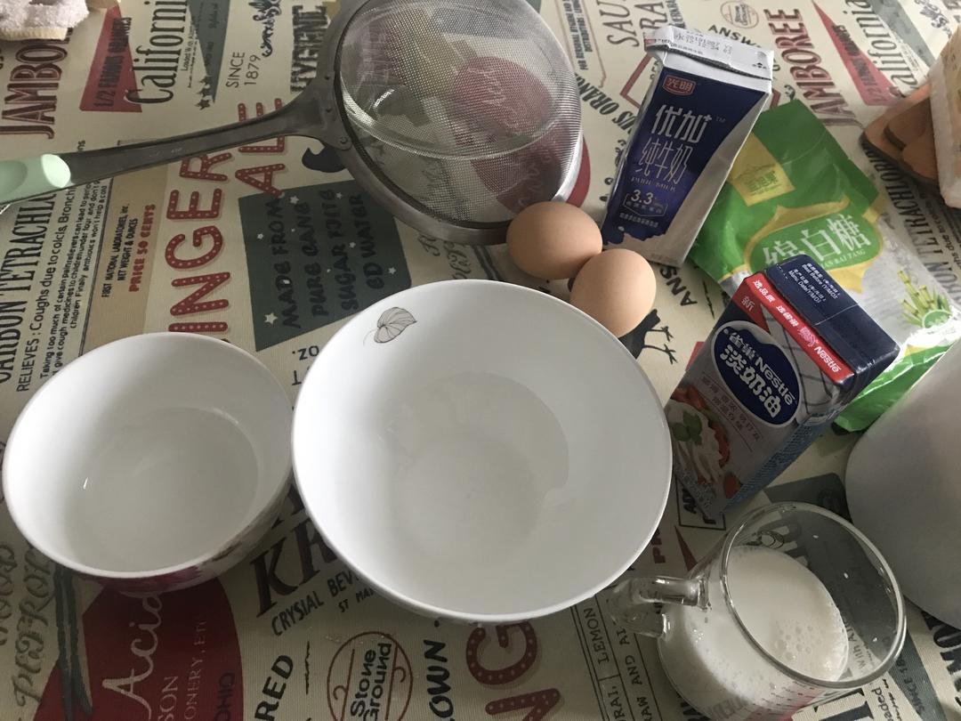 纯奶手撕吐司的做法 步骤1