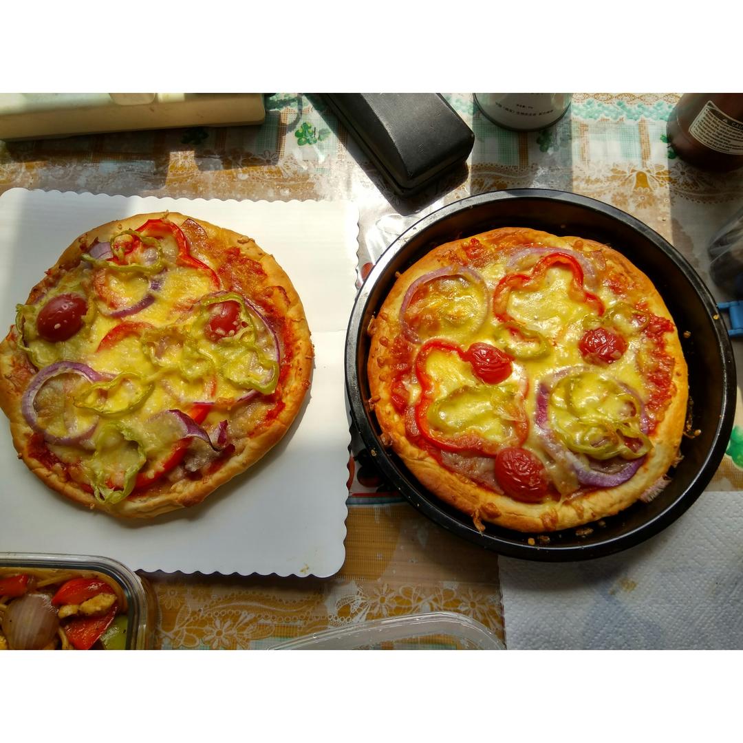 八寸披萨饼皮（四个）制作