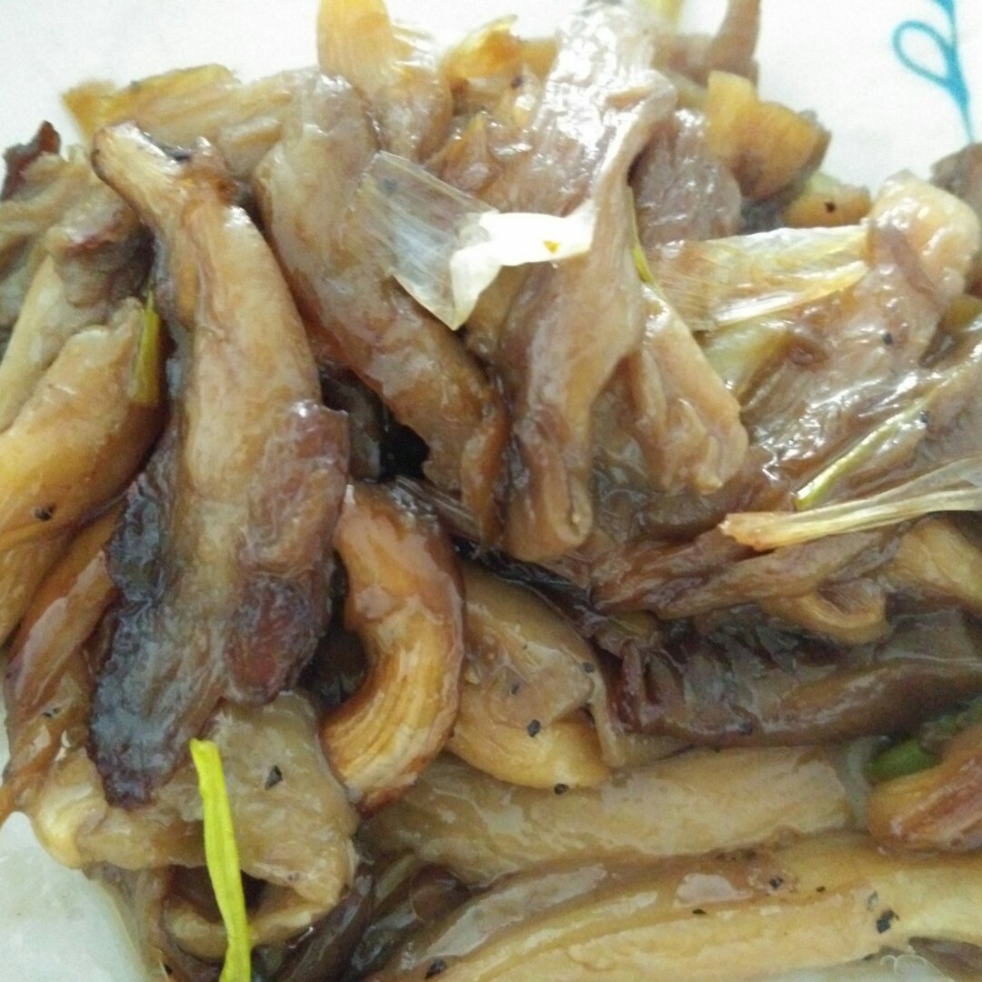 椒盐干煸平菇