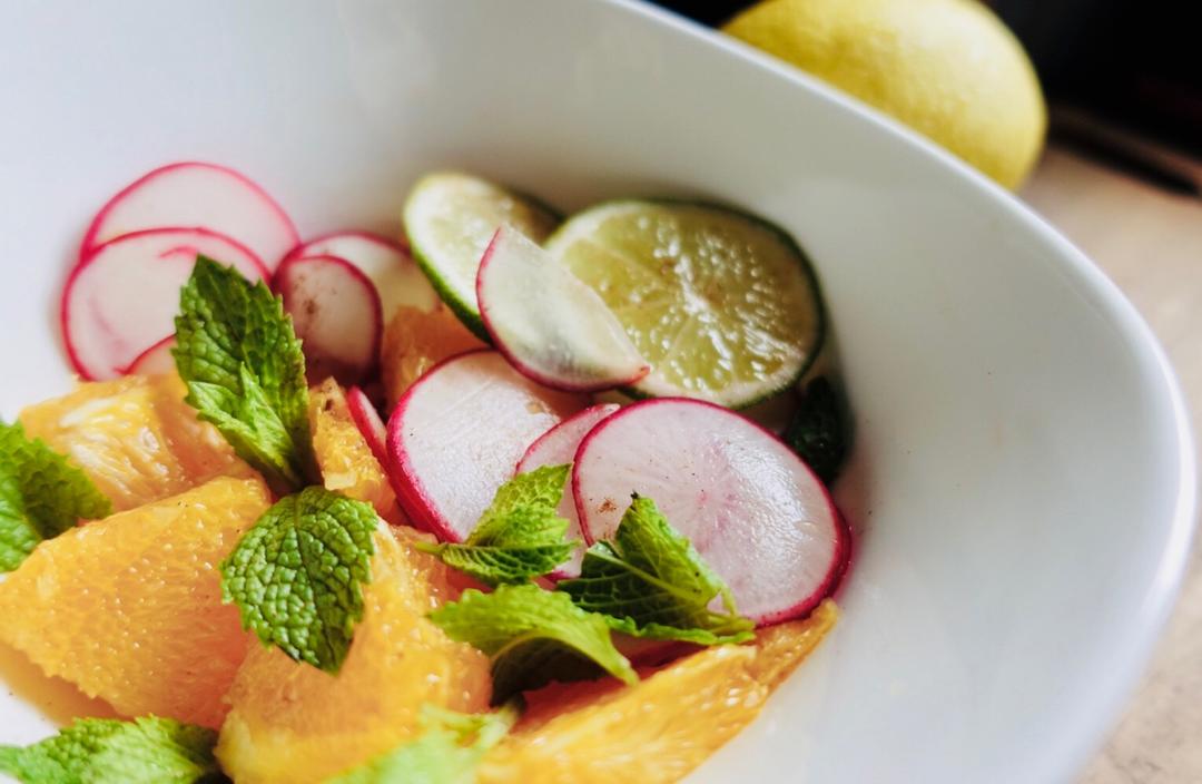 摩洛哥风味甜橙小萝卜沙拉