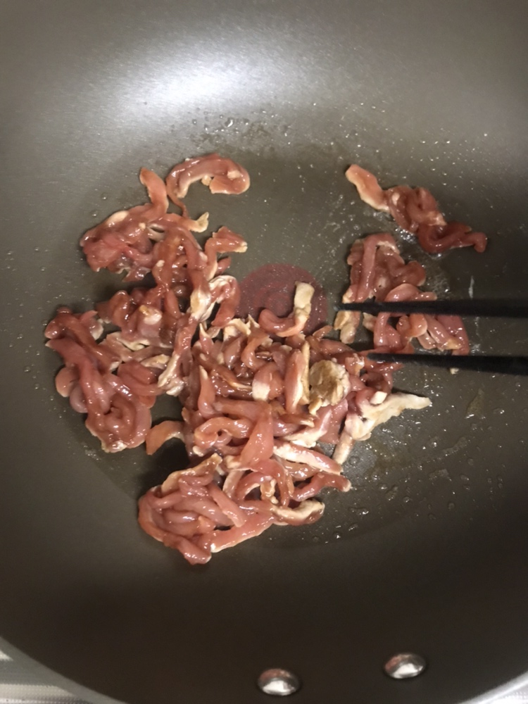 蒜苔炒肉丝的做法 步骤9