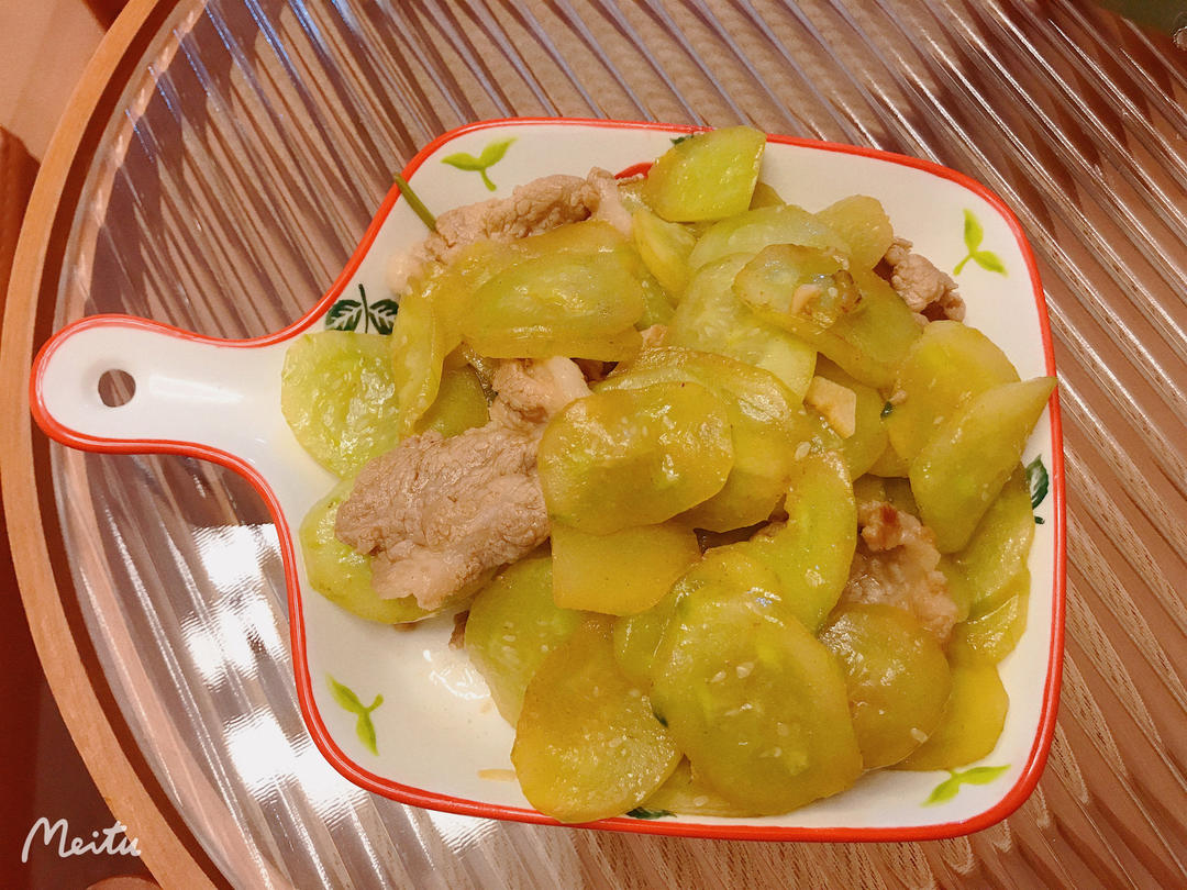 黄瓜炒肉