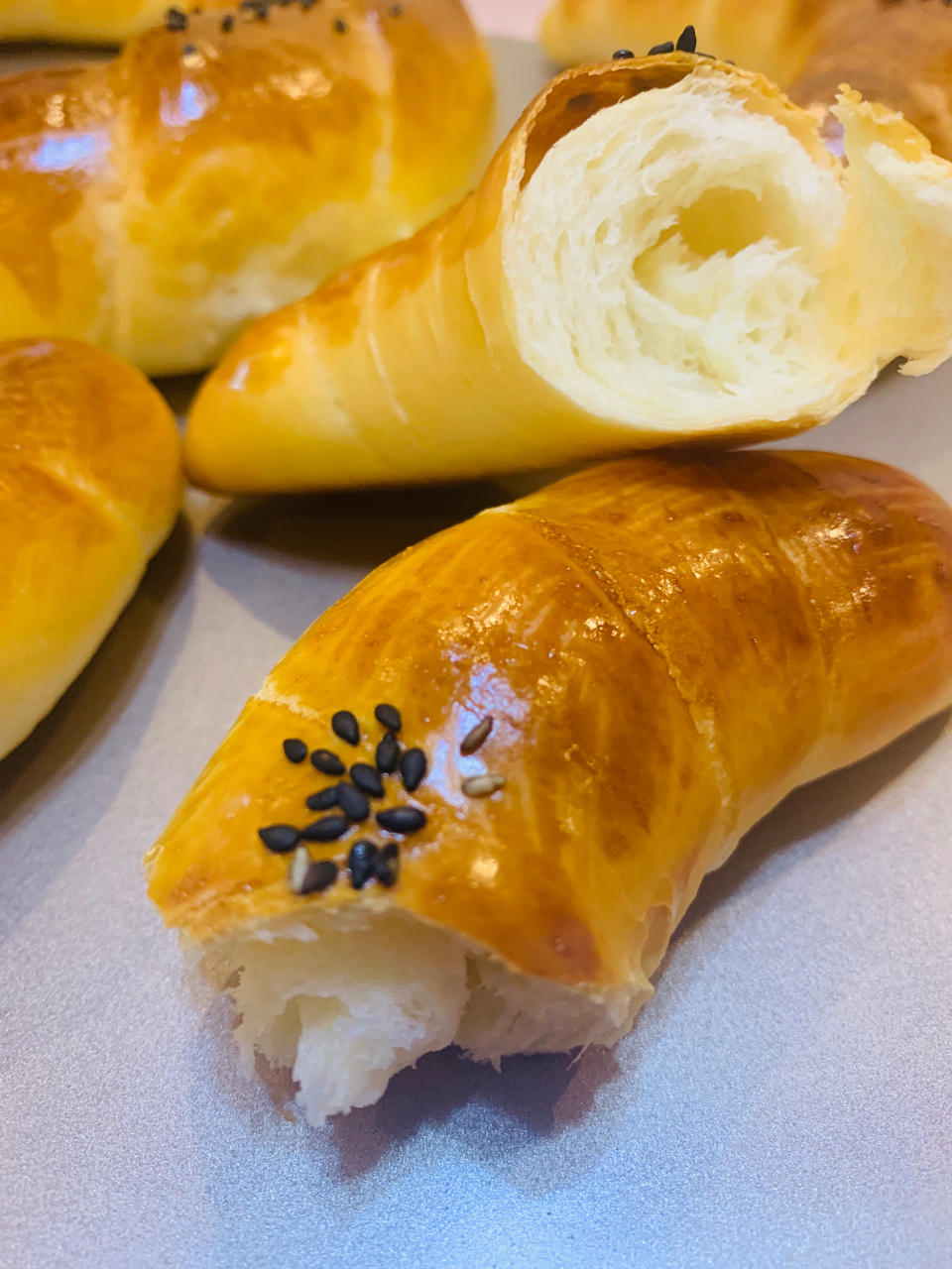 奶香牛角包—新手入门级的面包