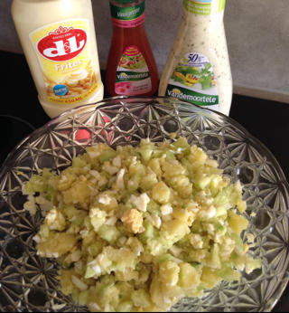 简单可口——土豆黄瓜色拉