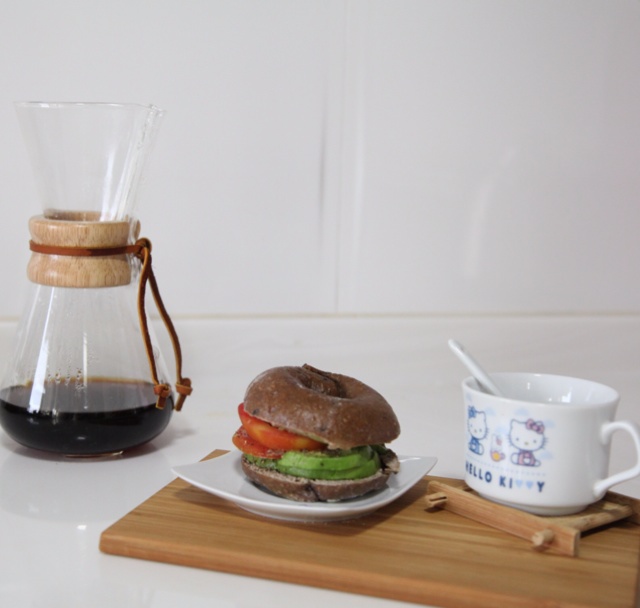 全麦芝麻贝果（天然酵母）