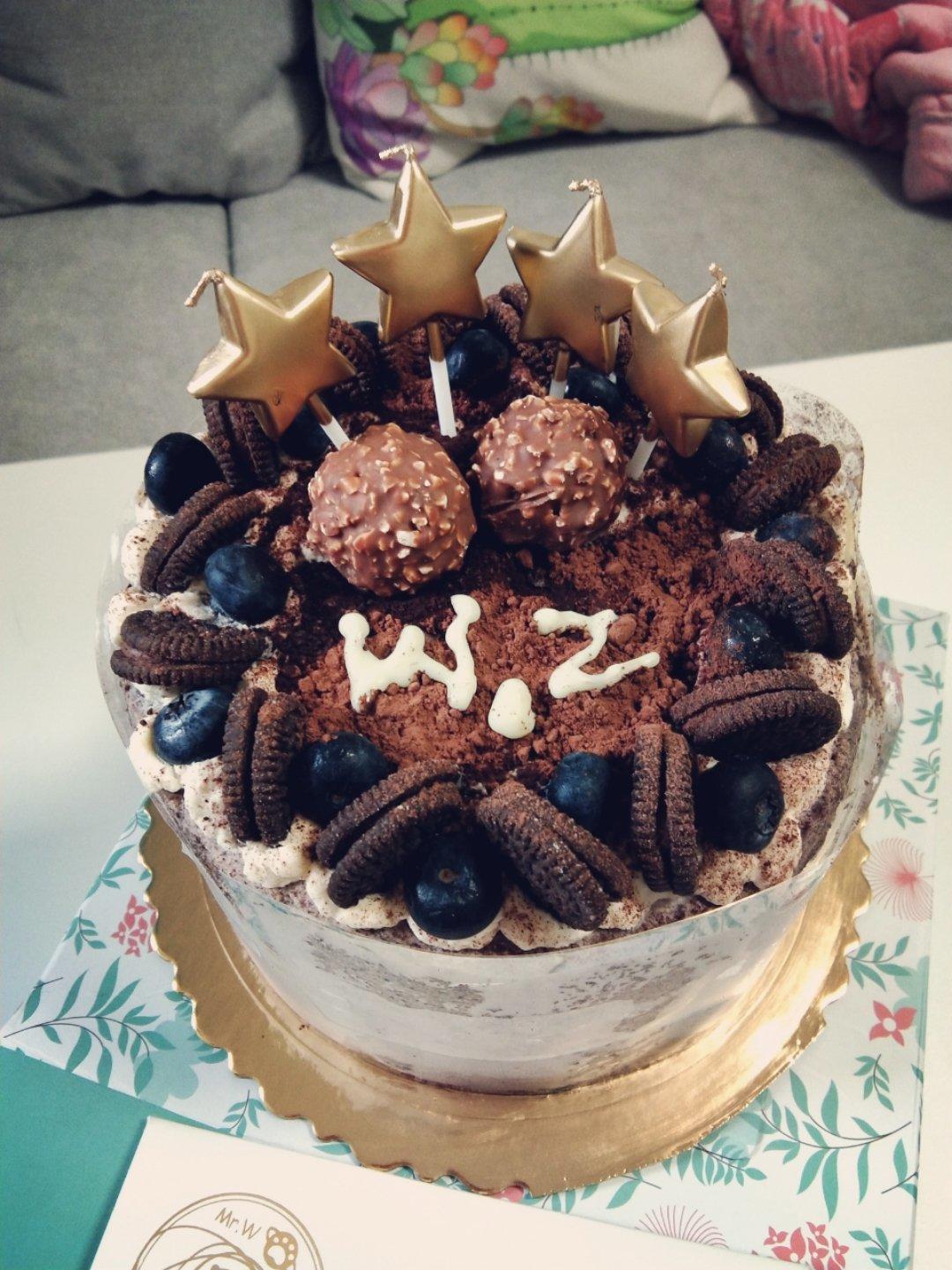 钰子酱做的奥利奥咸奶油蛋糕