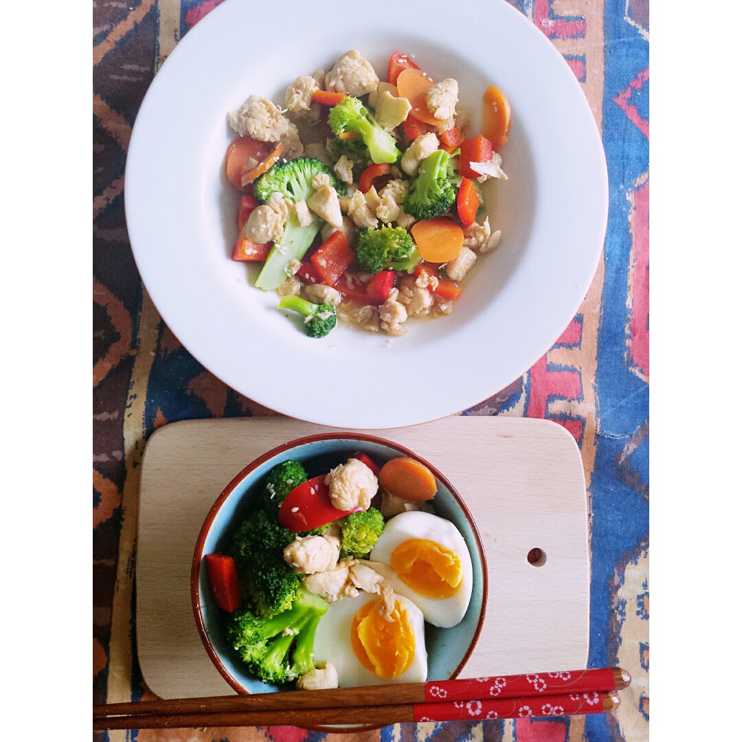 （低于500卡快手菜）西兰花炒鸡胸肉