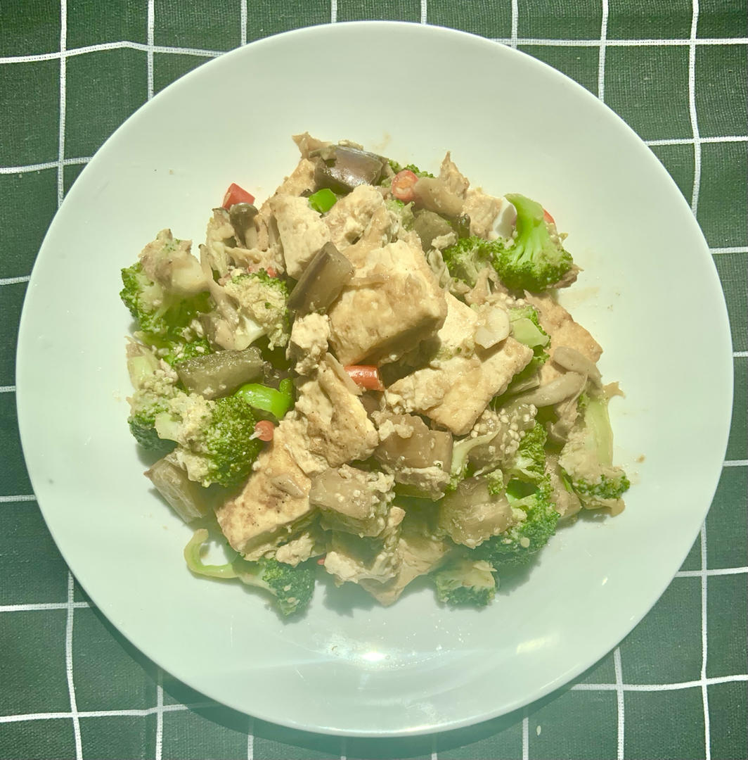 蚝油时蔬鸡蛋豆腐