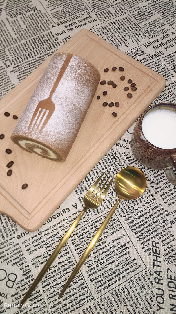 咖啡戚风蛋糕卷