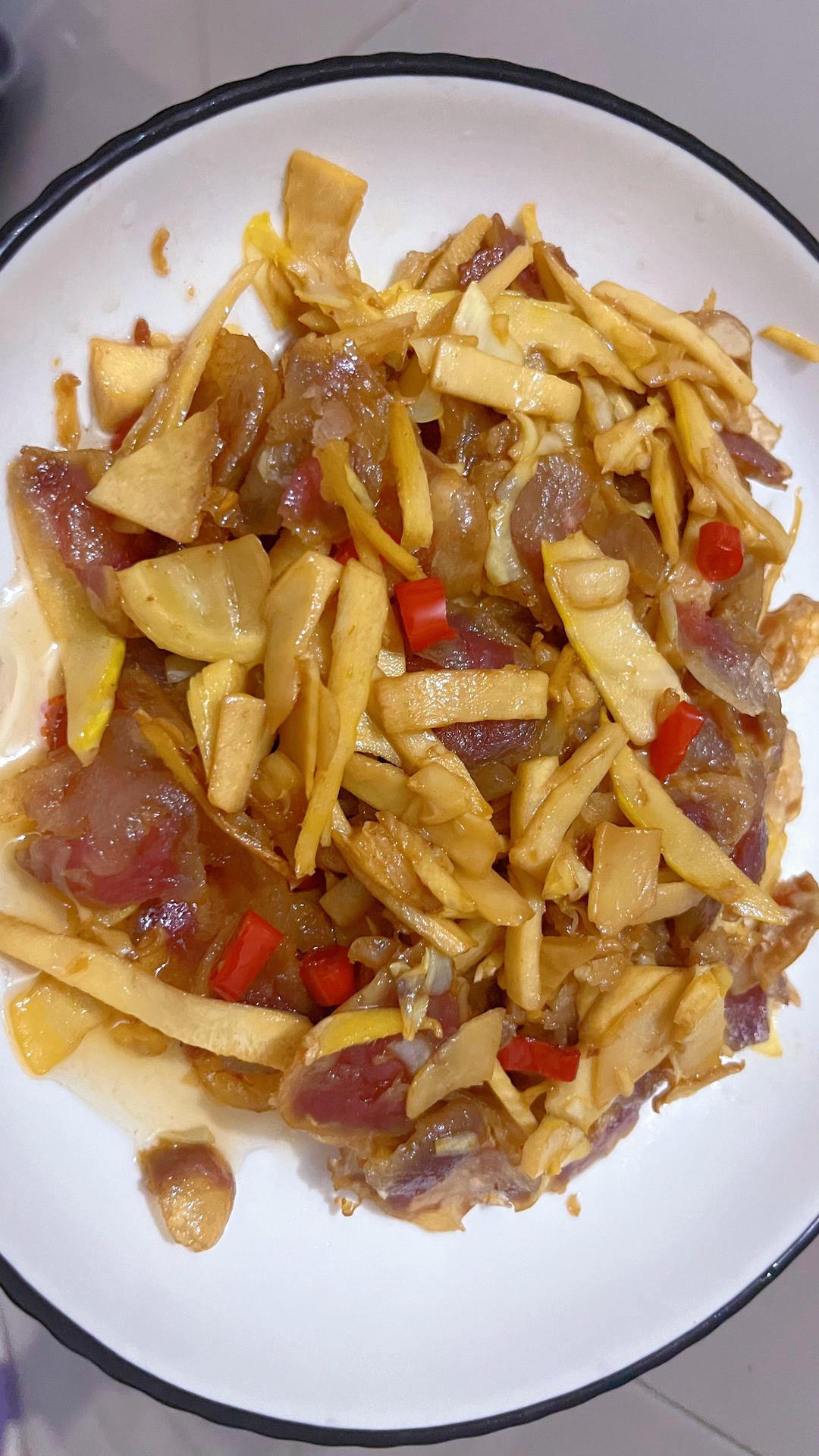 小笋干炒腊肉