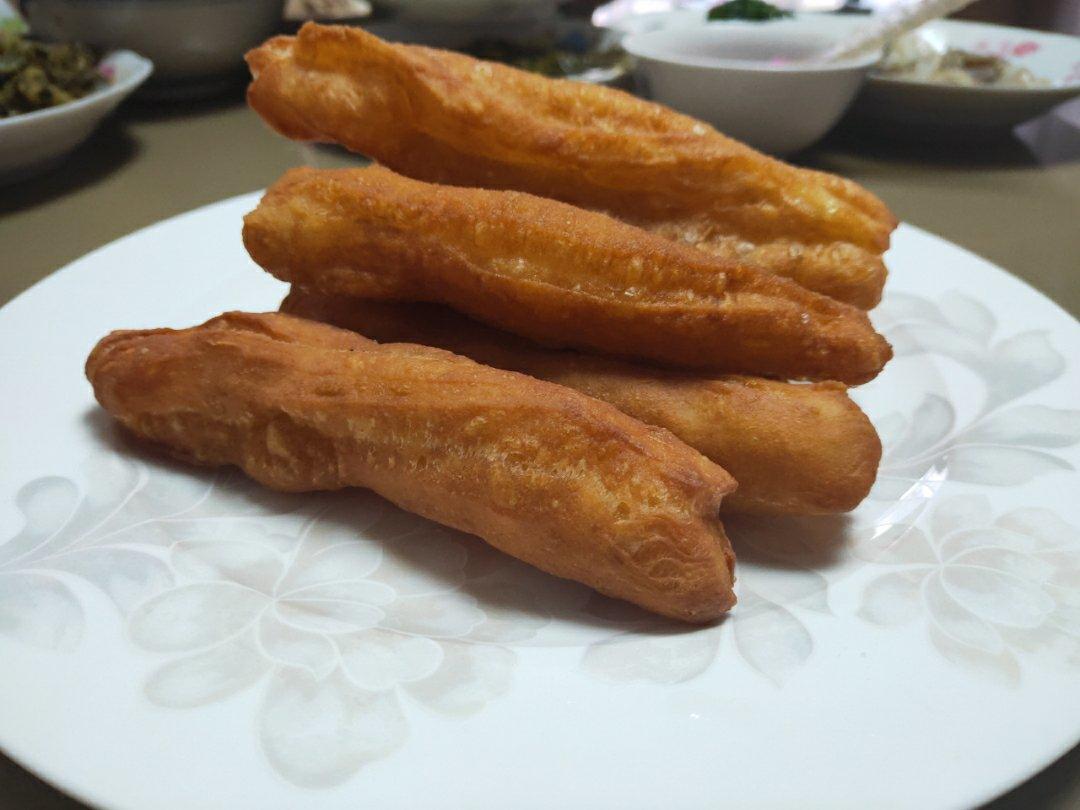 自制无泡打粉油条