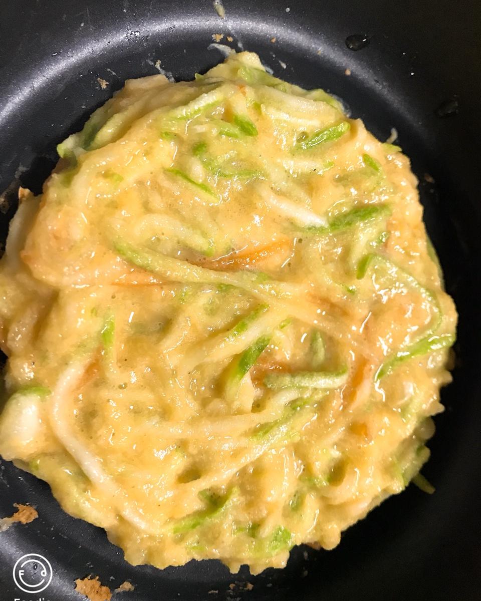 西葫芦胡萝卜鸡蛋饼