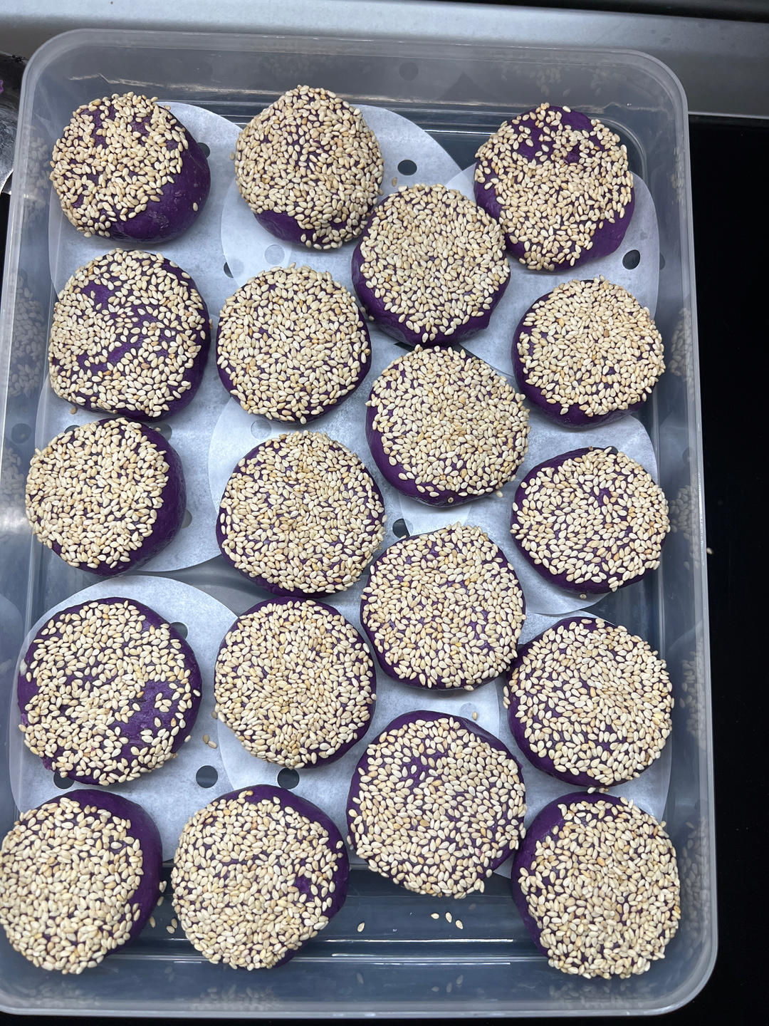 厨房小白做🍠芝士紫薯小方