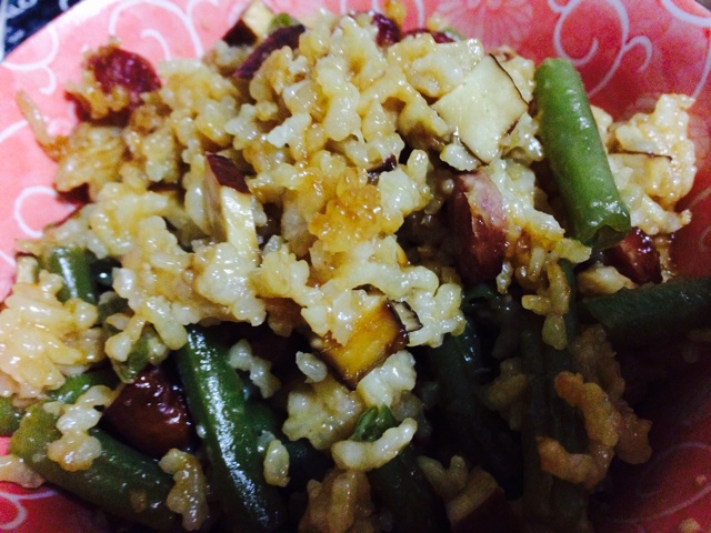 电饭锅版香菇腊肠饭