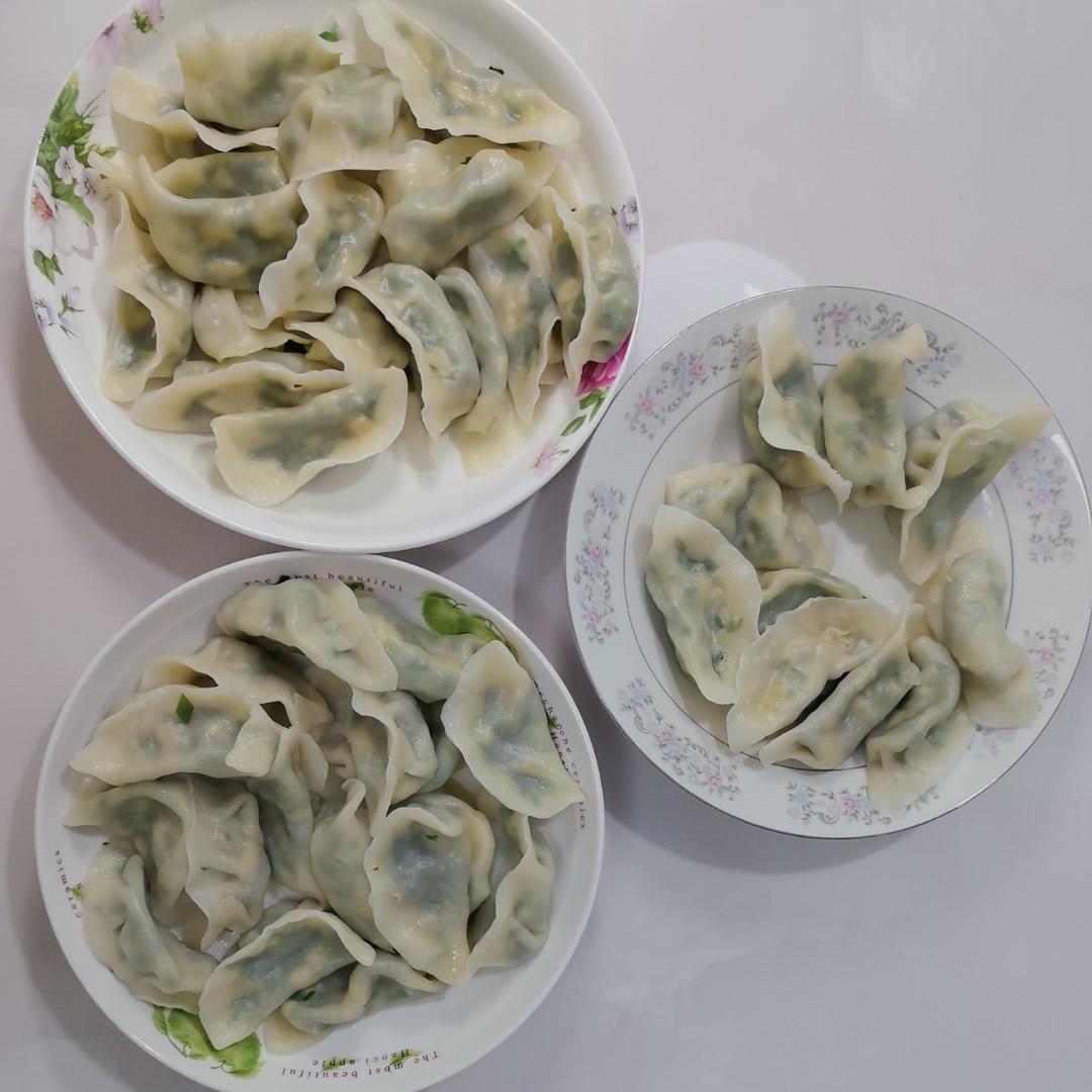 好吃的韭菜虾仁鸡蛋饺子
