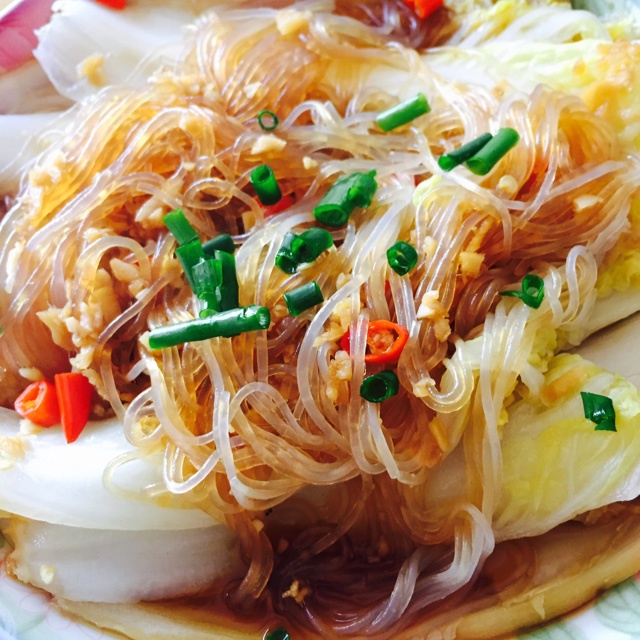 lemono做的蒜蓉粉丝娃娃菜