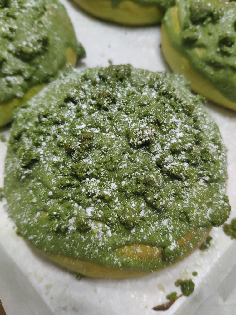 抹茶“雷神”--抹茶栗子奶酪包