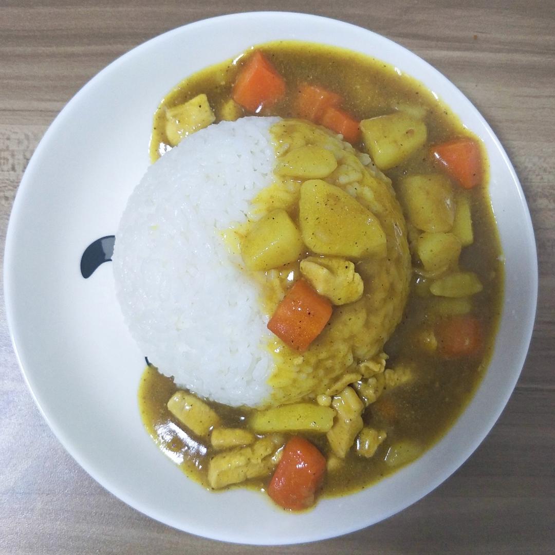 基础版土豆咖喱饭