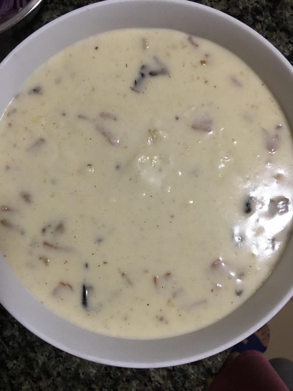 奶油蘑菇汤（完美比例版）