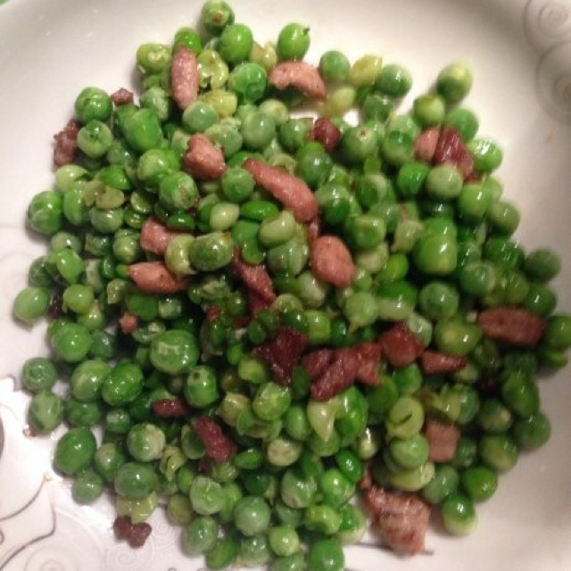 豌豆炒肉末