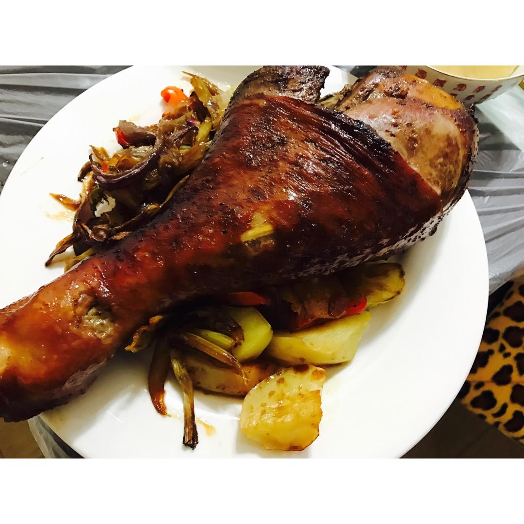 感恩节蜜汁烤火鸡腿