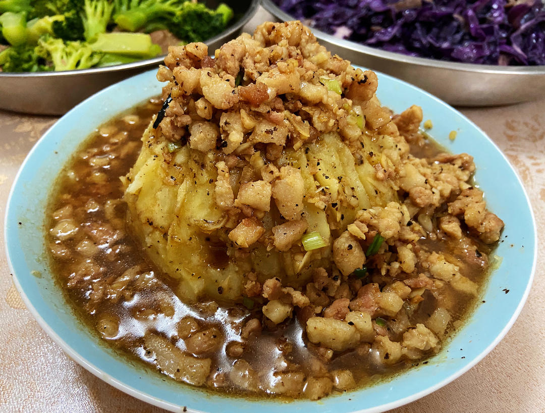 网红火山土豆泥