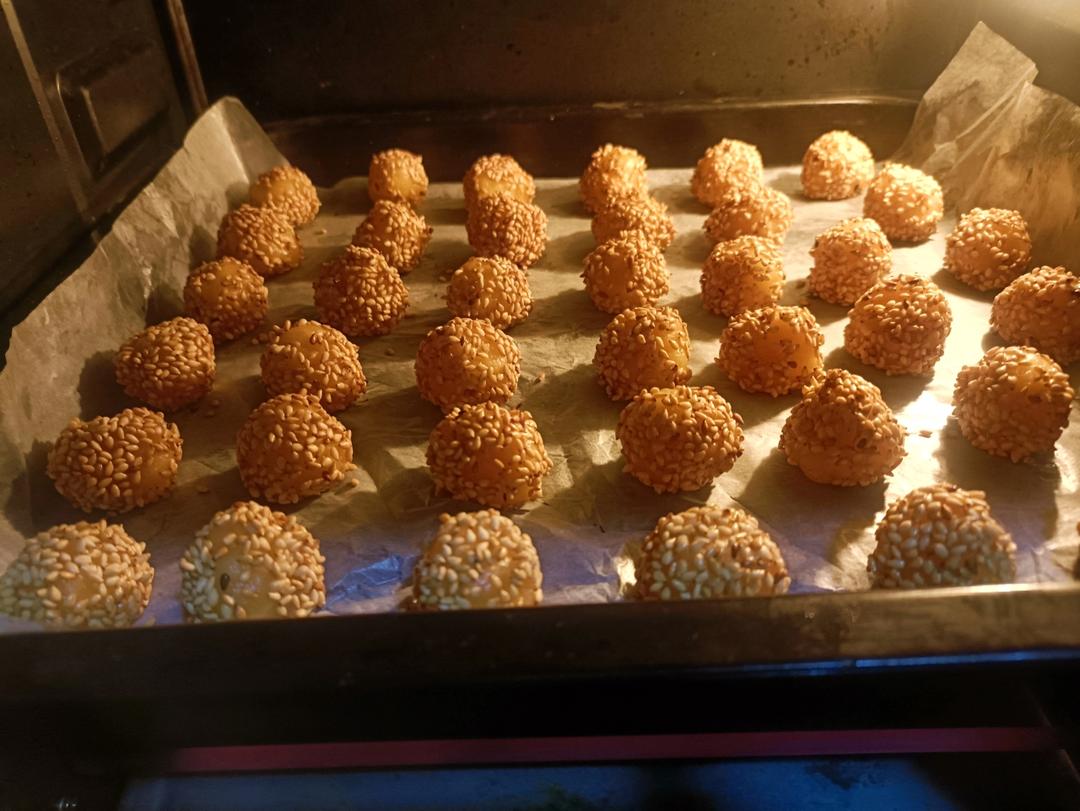 零失败免打发老少皆宜的口口香脆芝麻酥饼